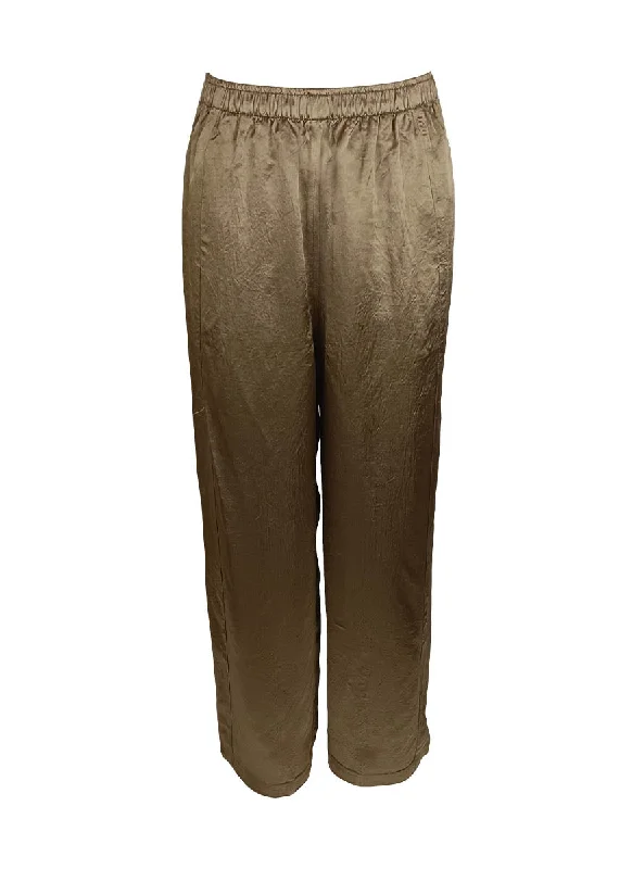 3240070 Back Pocket Jacquard Pants *Bronze *Last Piece