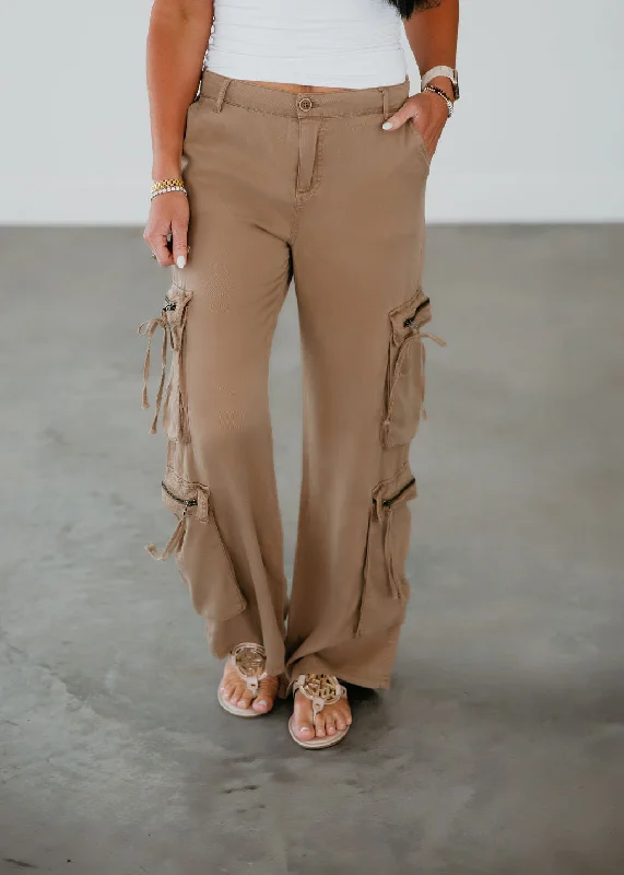 Emersyn Risen Tencel Cargo Pants