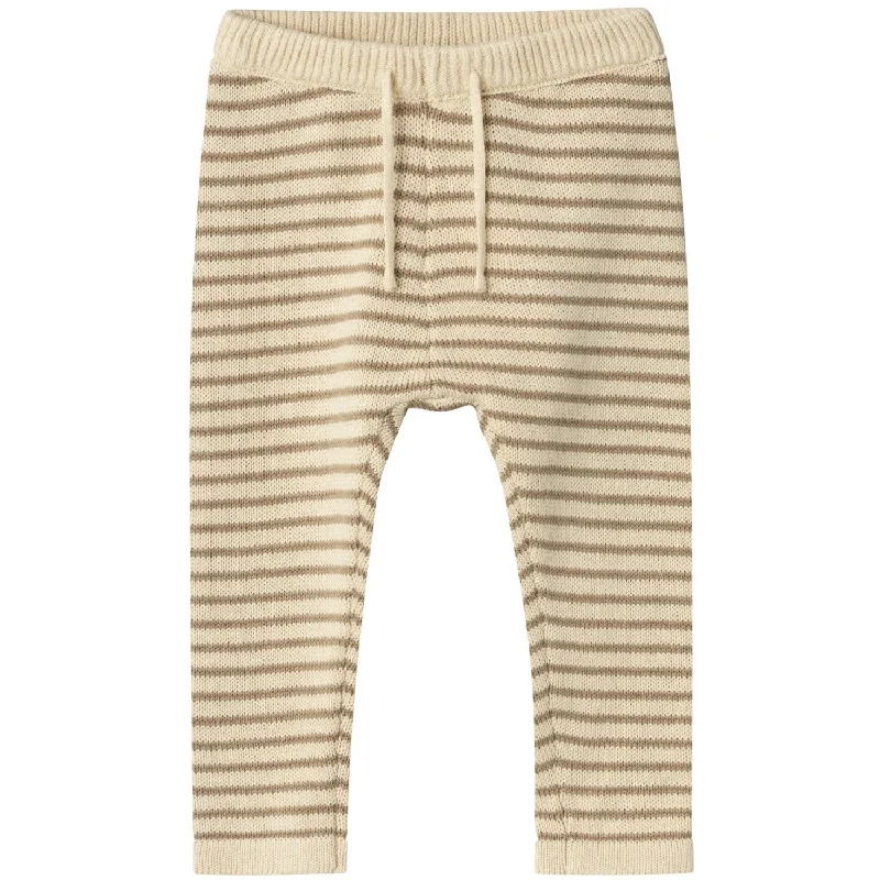 Lil'Atelier Wood Ash Loro Knit Pants