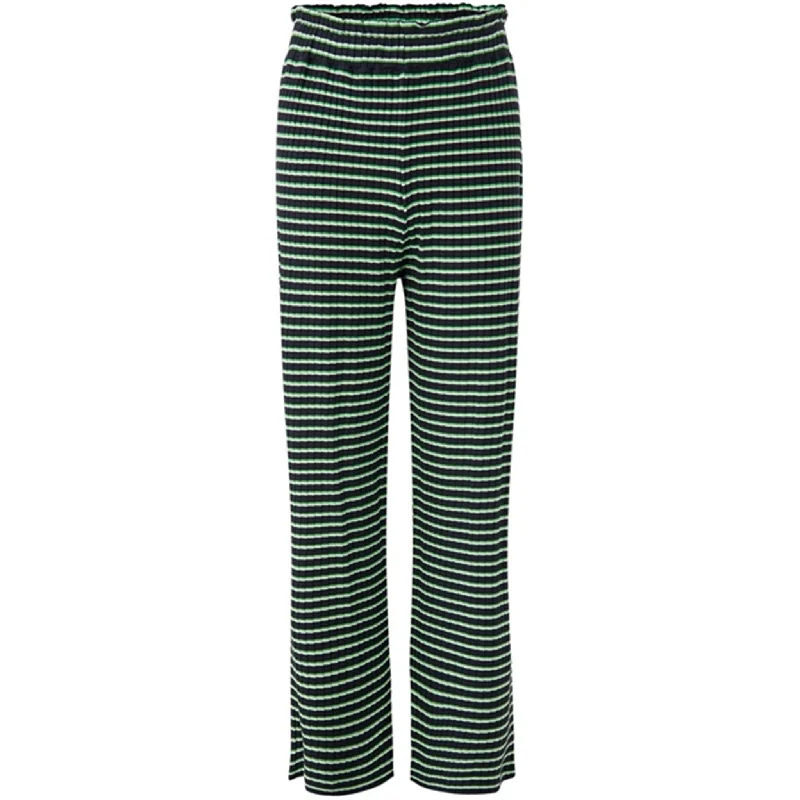 Mads Nørgaard 5x5 Stripe Papina Pants Stripe/Deep Well