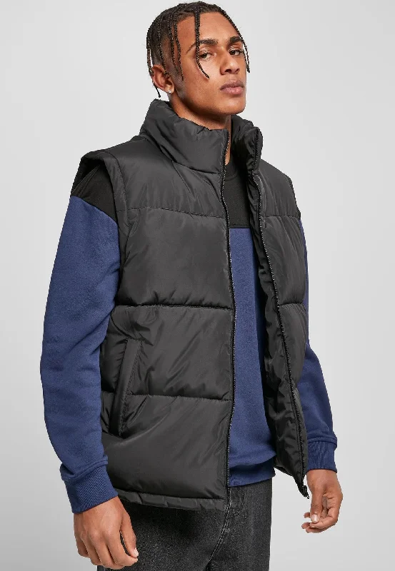 Urban Classics - Block Puffer Black/Black - Vest