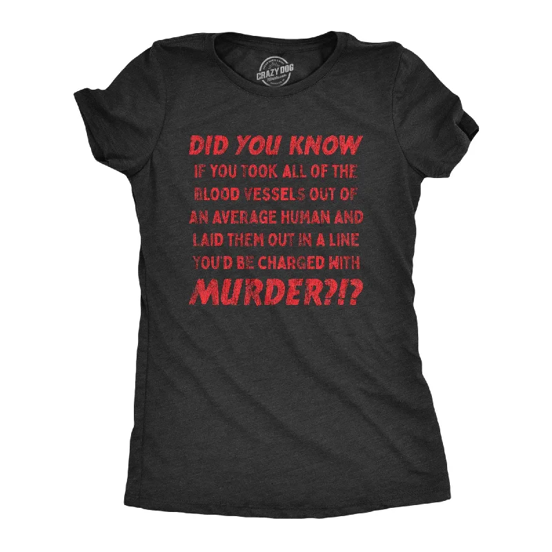 Charged With Murder Women's T Shirt