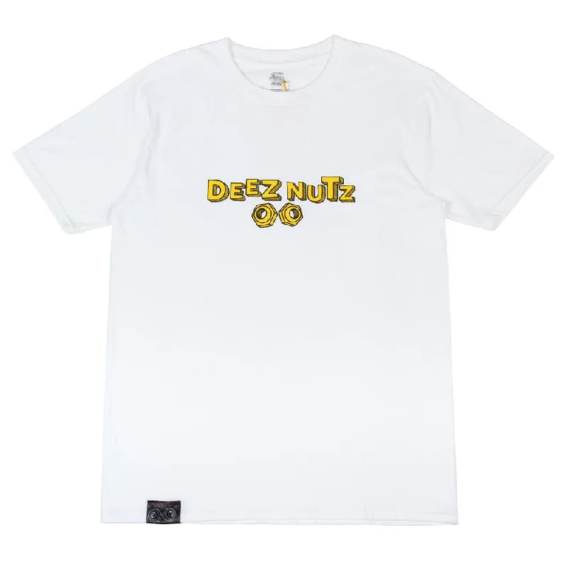 DeezNutz Logo T-Shirt - White