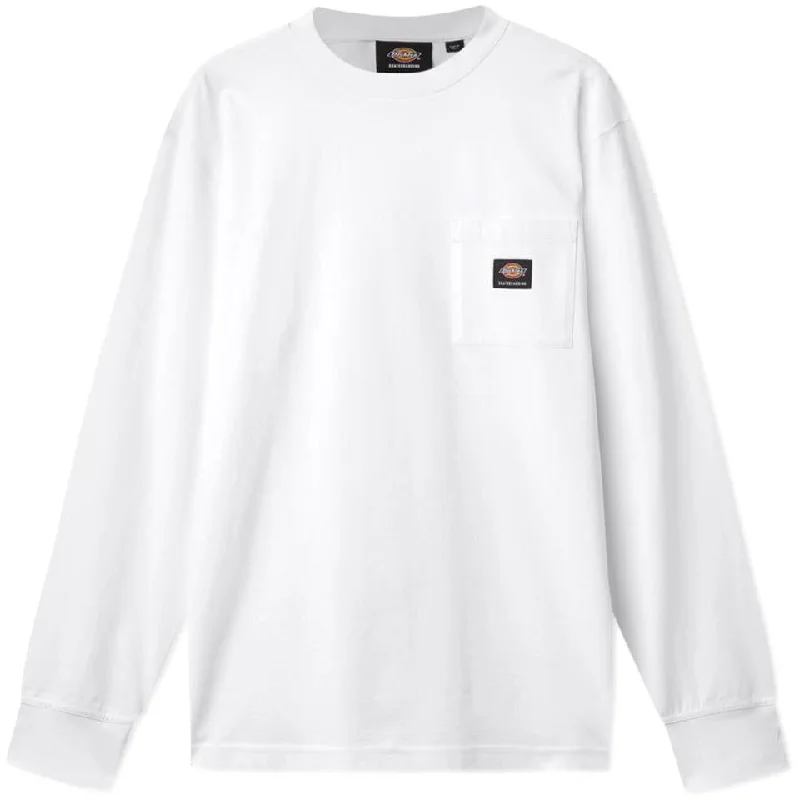 Dickies Mount Vista Long Sleeve T-Shirt - White