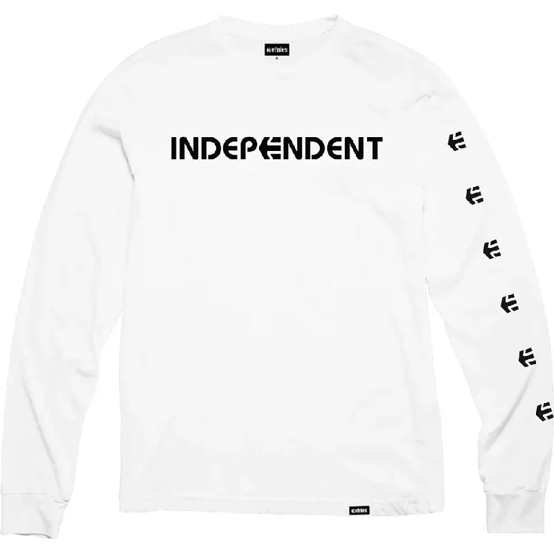 Etnies Independent Long Sleeve T-Shirt - White