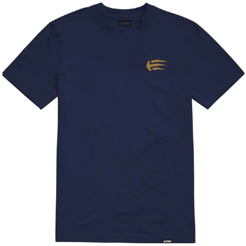 Etnies Joslin T-Shirt - Navy/Gold