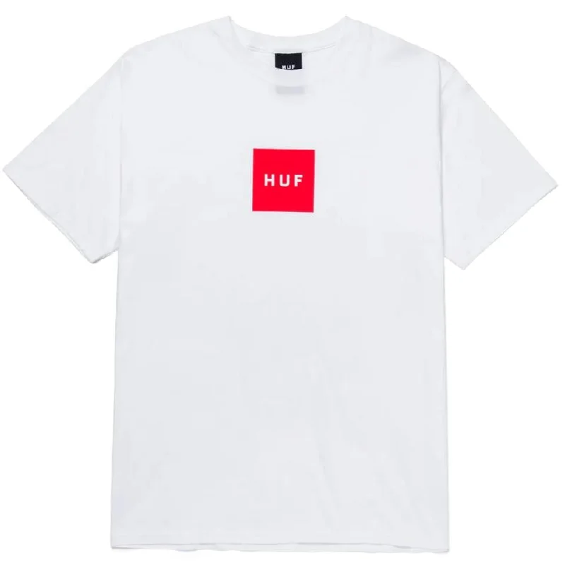 Huf Essentials Box Logo T-Shirt - White