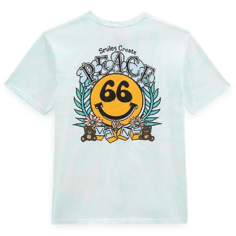 Vans 66 Peace Tie Dye T-Shirt - Clearly Aqua