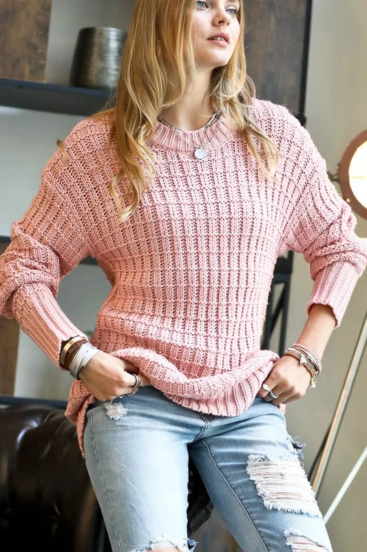 LOOSE FIT CHUNKY KINT SWEATER TOP