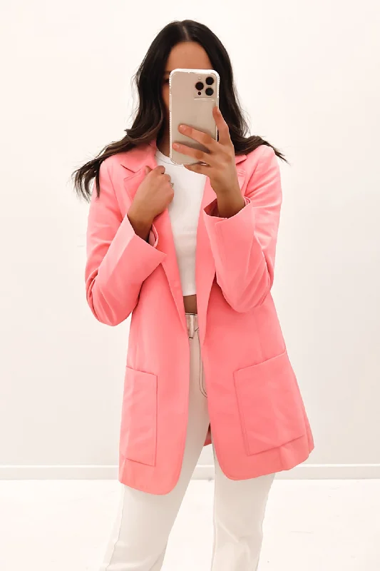 Bryn Blazer Flesh Pink