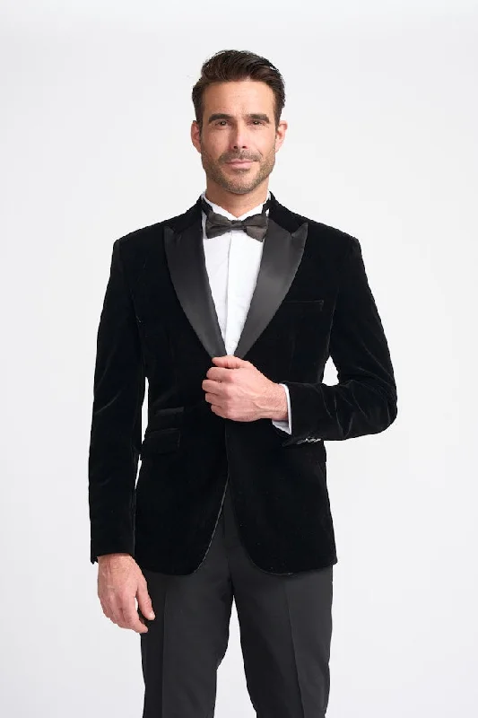 Black Velvet Tux Jacket