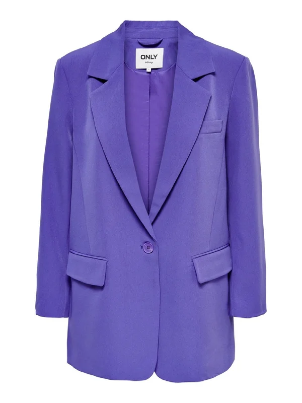 Lana-Berry Oversized Blazer - Deep Blue