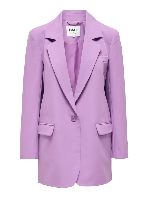 Lana-Berry Oversized Blazer - Dewberry