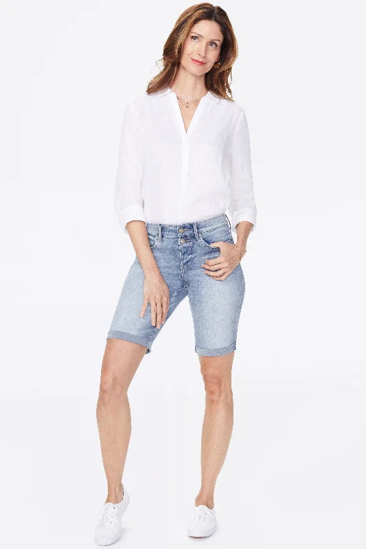 Briella 11 Inch Denim Shorts - Biscayne